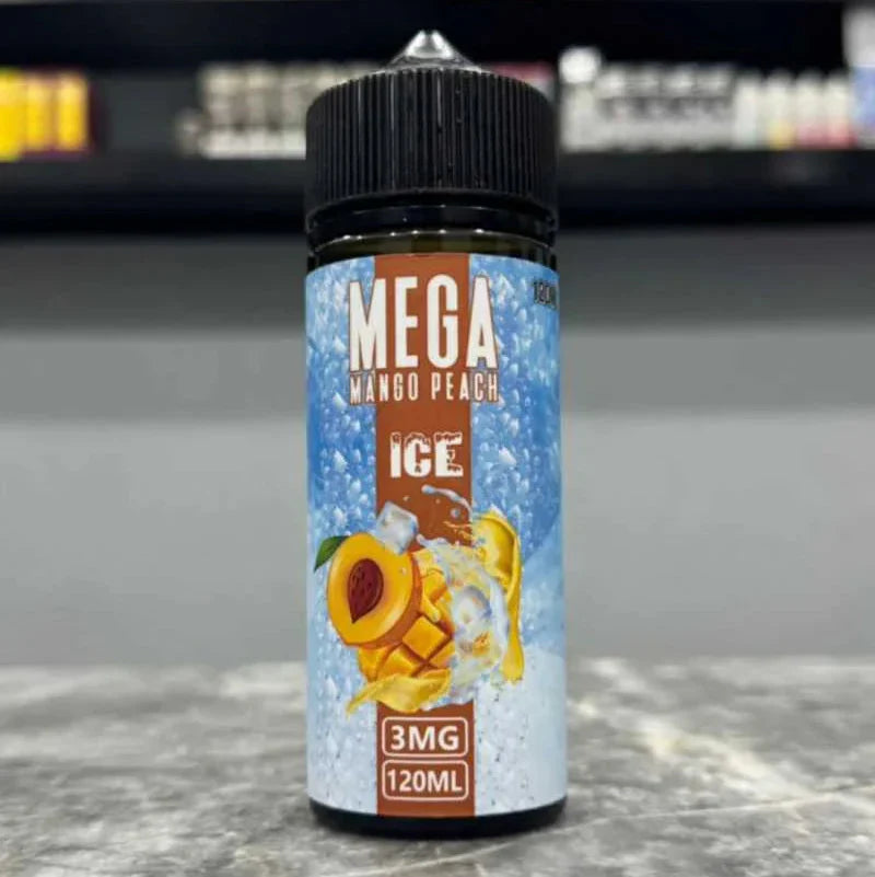 Mango peach ice mega vape flavor 120ml