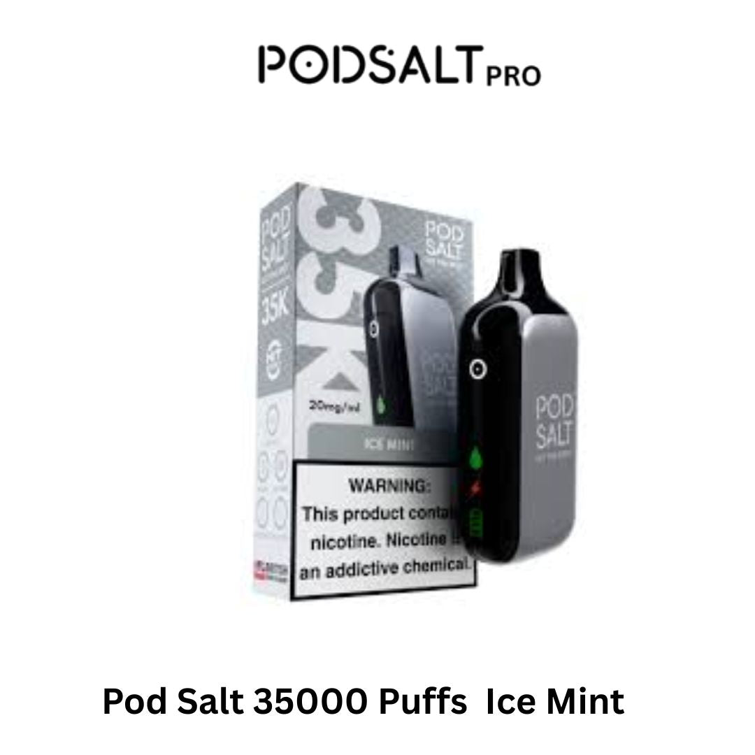 Pod Salt 35000 Puffs Ice Mint in Dubai UAE