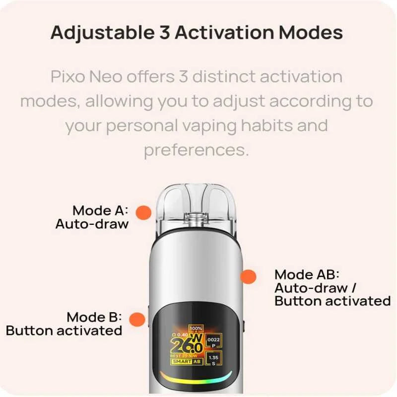 Aspire Pixo Neo Pod Kit – Refillable Pod System | Dubai UAE