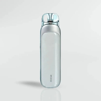 silver grey color of vape