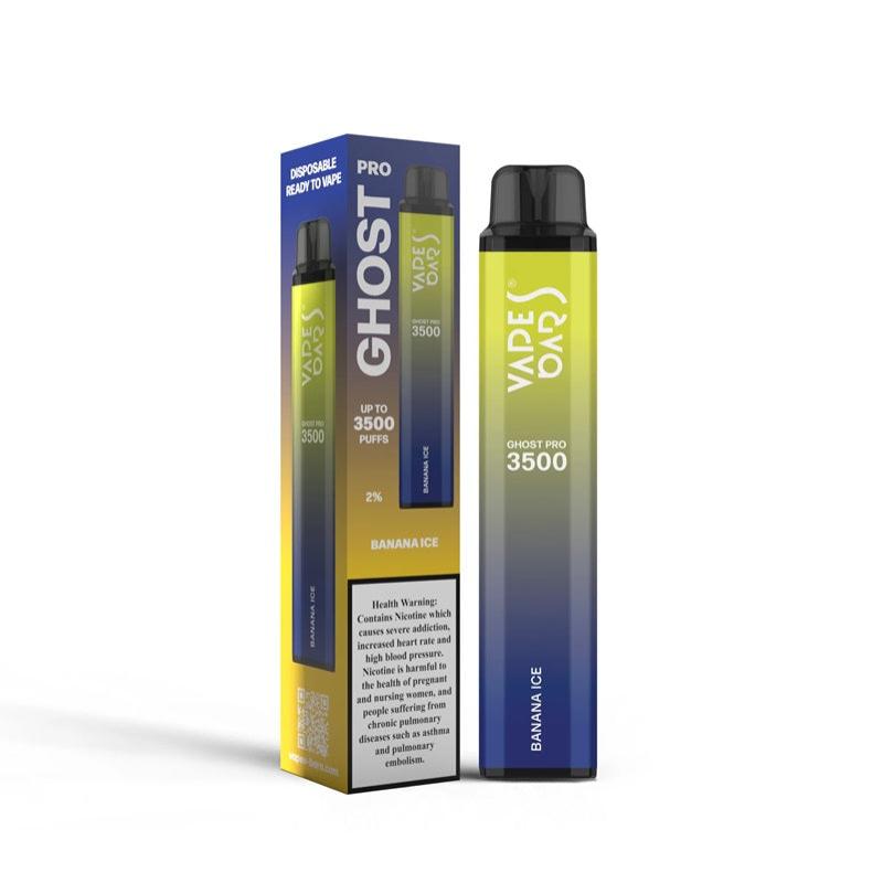 Vapes Bars Ghost Pro 3500 Puffs Disposable Vape (0% & 2% Nicotine) - Vape Station