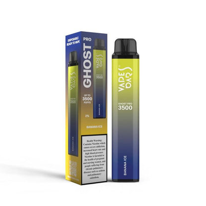 Vapes Bars Ghost Pro 3500 Puffs Disposable Vape (0% & 2% Nicotine) - Vape Station