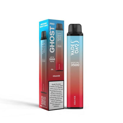 Vapes Bars Ghost Pro 3500 Puffs Disposable Vape (0% & 2% Nicotine) - Vape Station