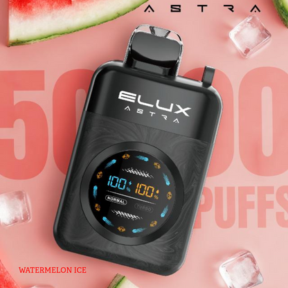 ELUX ASTRA 50K PUFFS DISPOSABLE VAPE (Turbo Mode) Watermelon Ice UAE Dubai