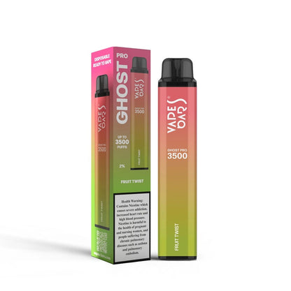 Vapes Bars Ghost Pro 3500 Puffs Disposable Vape (0% & 2% Nicotine) - Vape Station