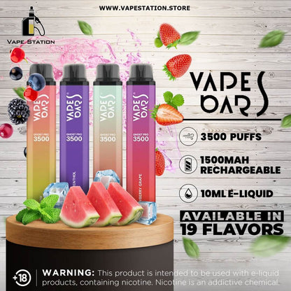 Vapes Bars Ghost Pro 3500 Puffs Disposable Vape – 0mg &amp; 20mg | Dubai UAE