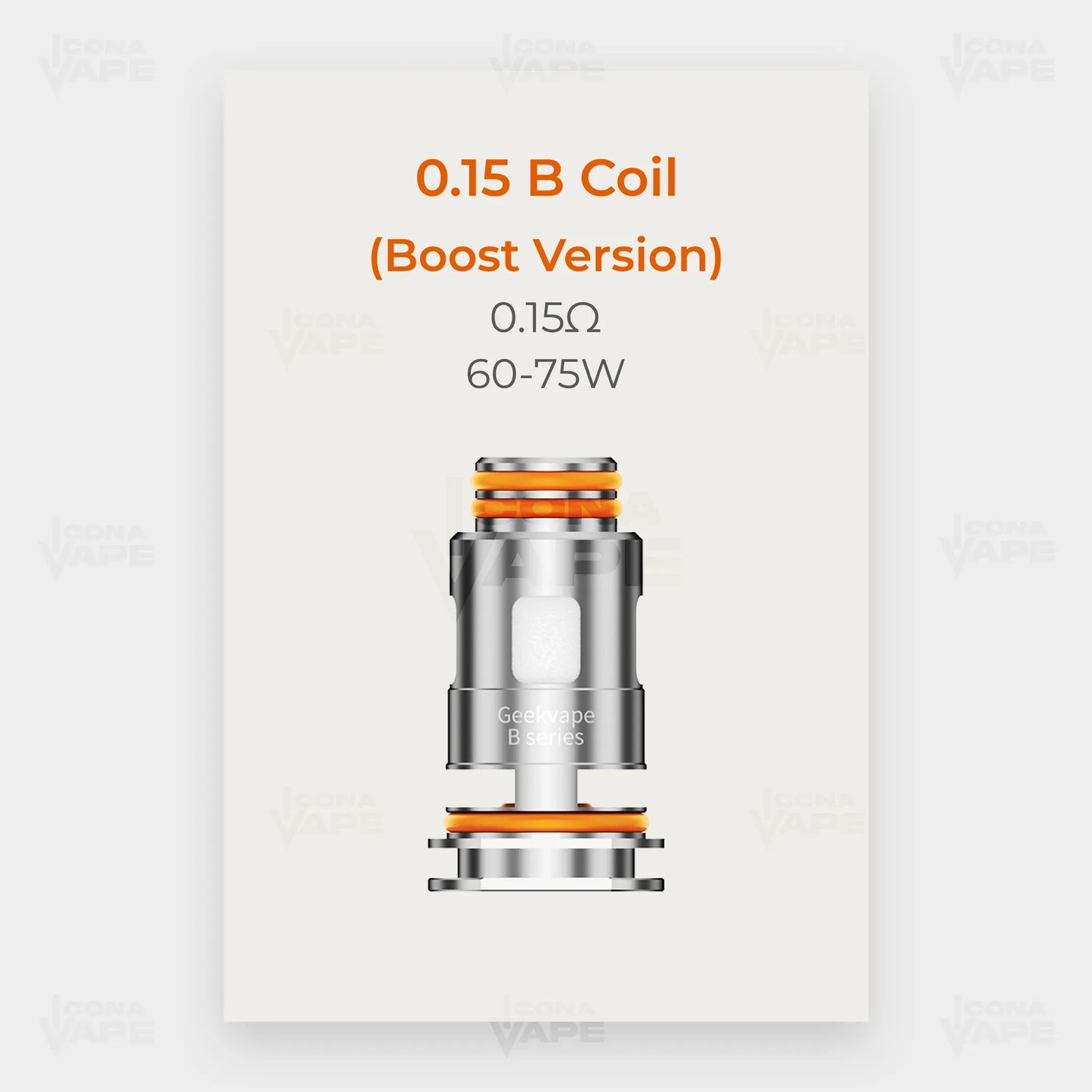 Geekvape B Series Coil 0.15 ohm Boost Version, 60-75W high power DTL coil, genuine Geekvape Pakistan