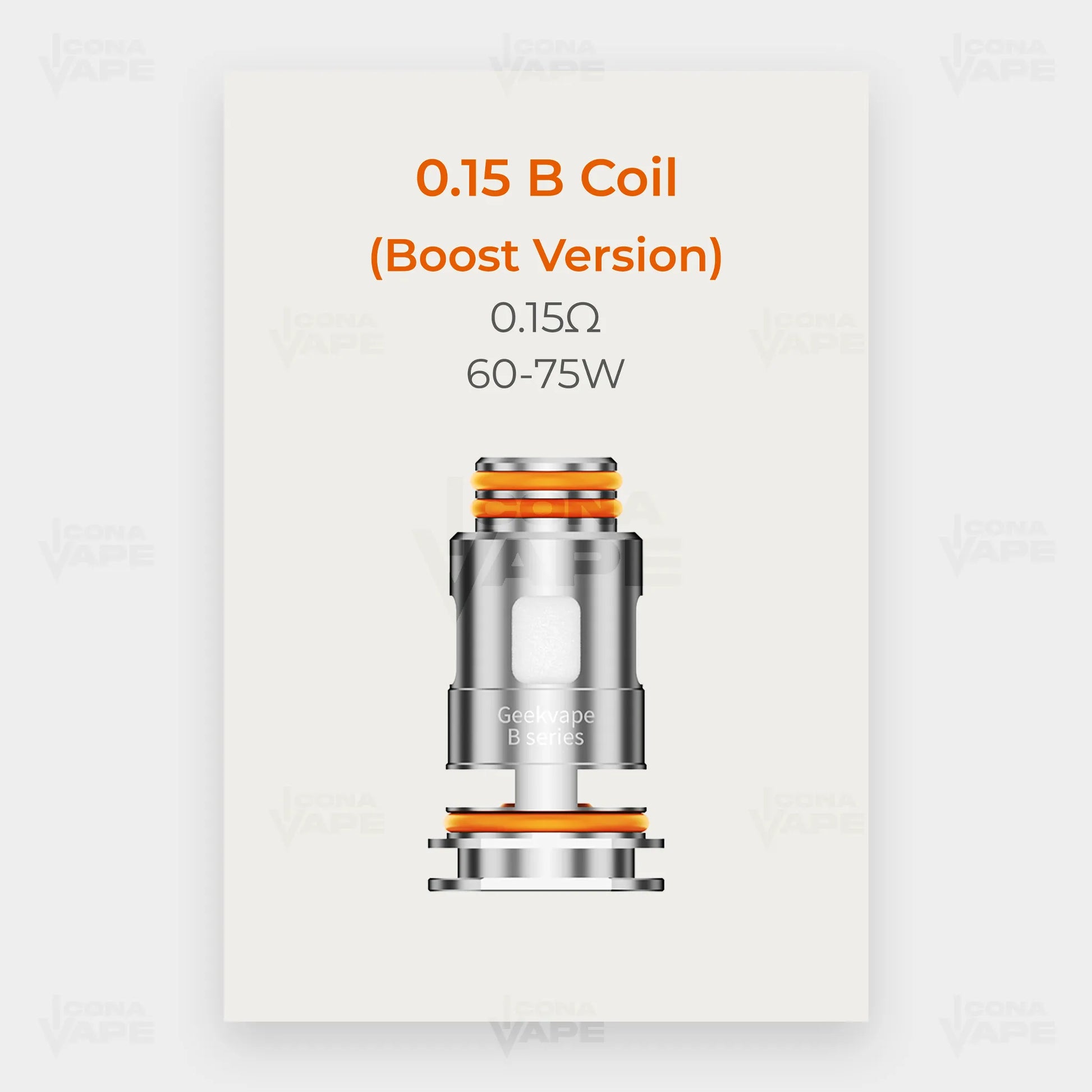 Geekvape B Series Coil 0.15 ohm Boost Version, 60-75W high power DTL coil, genuine Geekvape Pakistan
