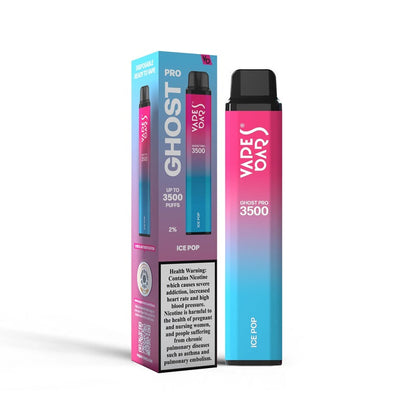 Vapes Bars Ghost Pro 3500 Puffs Disposable Vape (0% & 2% Nicotine) - Vape Station