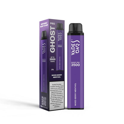 Vapes Bars Ghost Pro 3500 Puffs Disposable Vape (0% & 2% Nicotine) - Vape Station