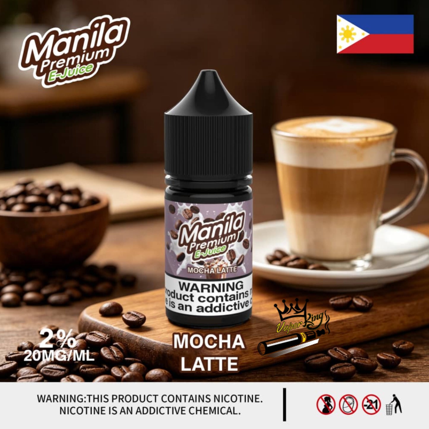 Manila Premium Salt Nic 30ml 20mg E-Liquid | Dubai UAE