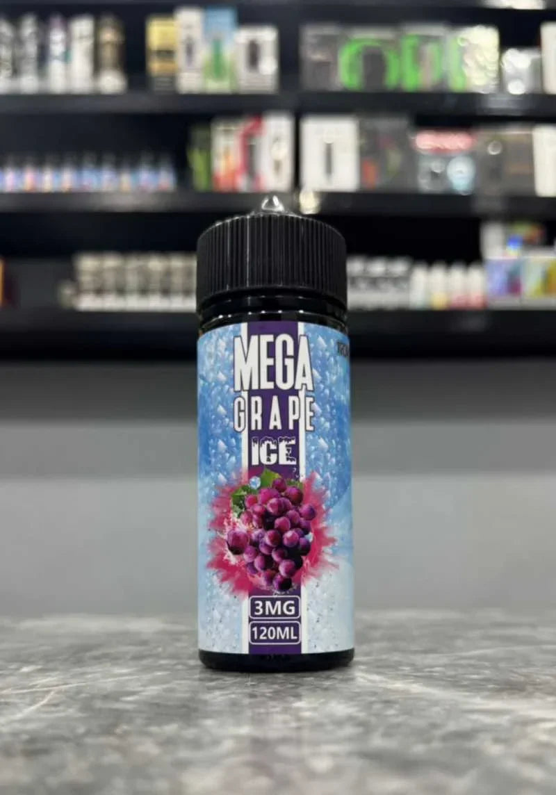 Grape ice mega vape E-liquid 120ml