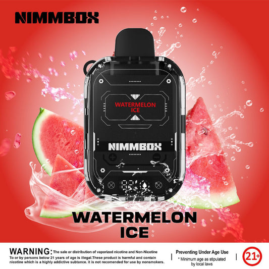 Nimmbox 10000 Puffs – Watermelon Ice Disposable Vape