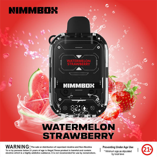 Nimmbox 10000 Puffs – Watermelon Strawberry Disposable Vape