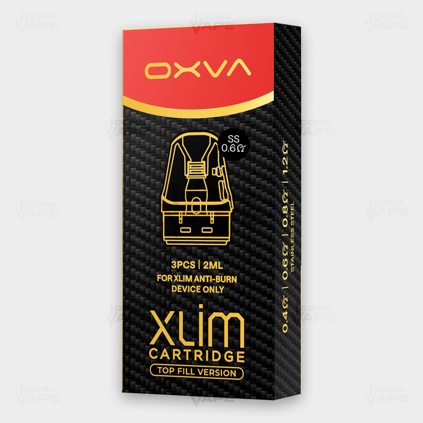 OXVA Xlim Stainless Steel Cartridge – Pack of 3 | Dubai UAE