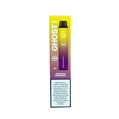 Vapes Bars Ghost Pro 3500 Puffs Disposable Vape (0% & 2% Nicotine) - Vape Station
