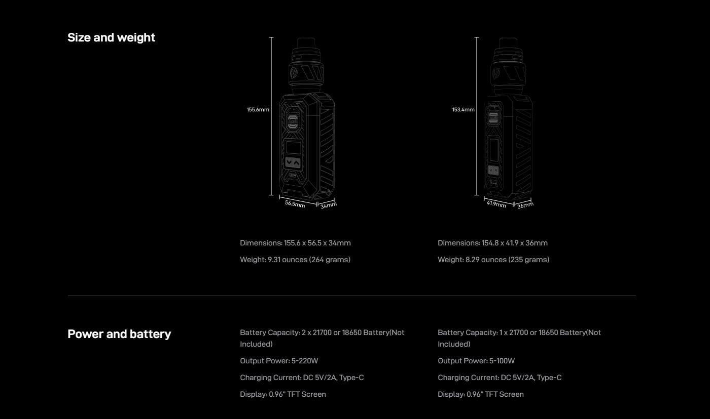 Vaporesso Armour Max 220W Vape Kit – Box Mod | Dubai UAE