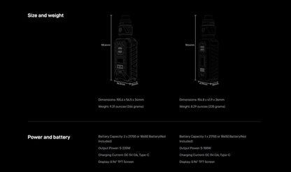 Vaporesso Armour Max 220W Vape Kit – Box Mod | Dubai UAE