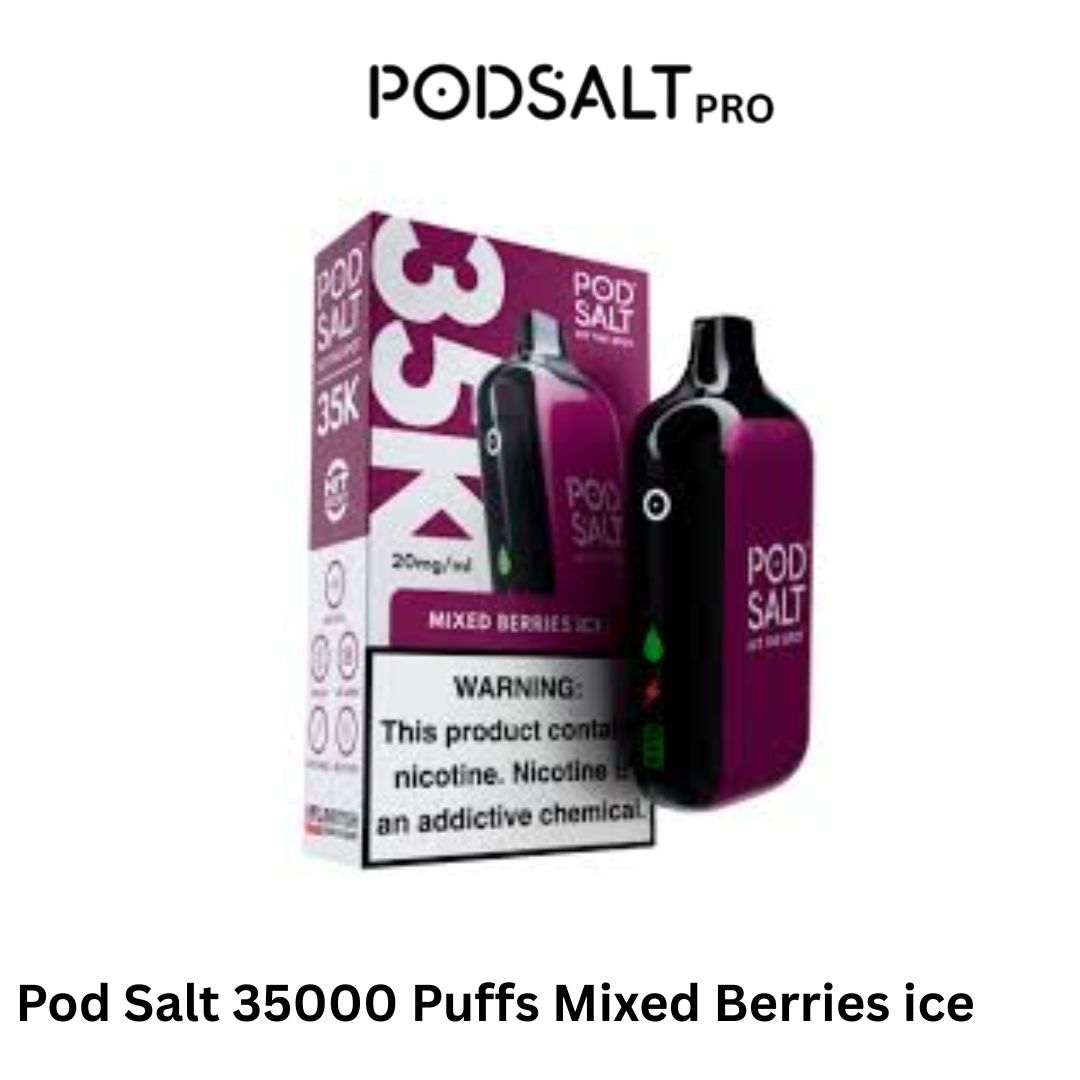 Pod Salt 35000 Puffs Mixed Berries ice in Dubai UAE