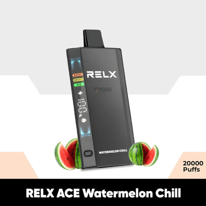 RELX ACE Watermelon Chill Disposable Vape – 20,000 Puffs | Dubai UAE