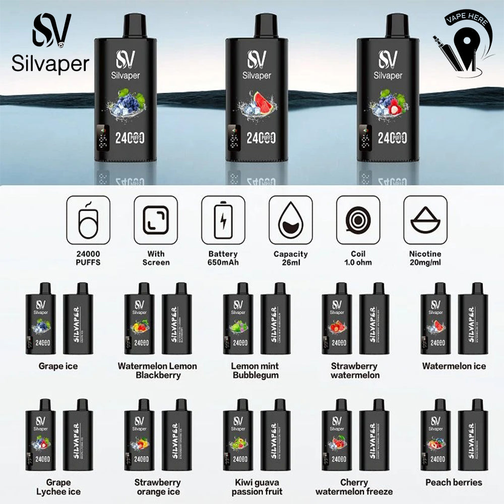 Silvaper 24000 Puffs Disposable Vape | Dubai UAE