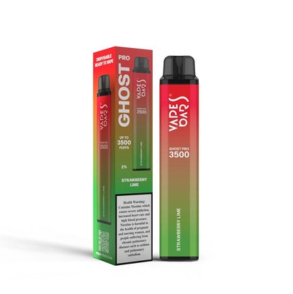 Vapes Bars Ghost Pro 3500 Puffs Disposable Vape (0% & 2% Nicotine) - Vape Station
