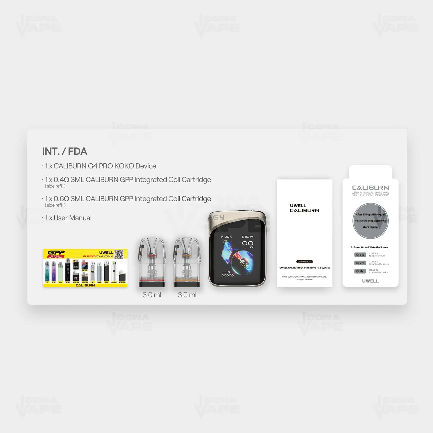 UWELL CALIBURN G4 PRO KOKO POD SYSTEM