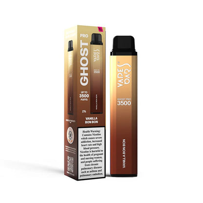 Vapes Bars Ghost Pro 3500 Puffs Disposable Vape (0% & 2% Nicotine) - Vape Station