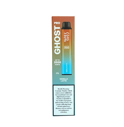 Vapes Bars Ghost Pro 3500 Puffs Disposable Vape (0% & 2% Nicotine) - Vape Station