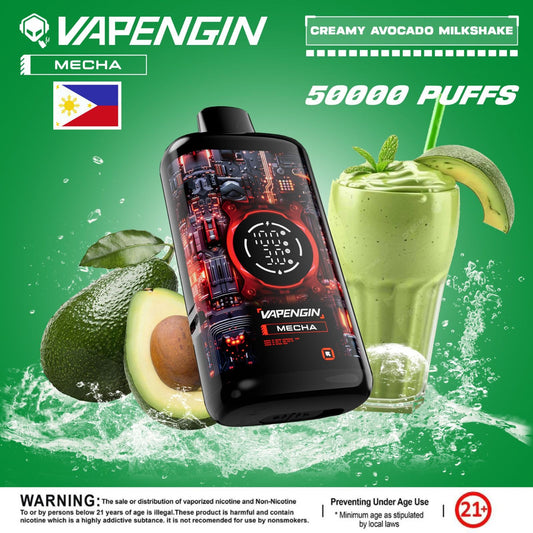 Vapengin Mecha 50000 Puffs – Creamy Avocado Milkshake Disposable Vape