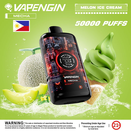 Vapengin Mecha 50000 Puffs – Melon Ice Cream Disposable Vape
