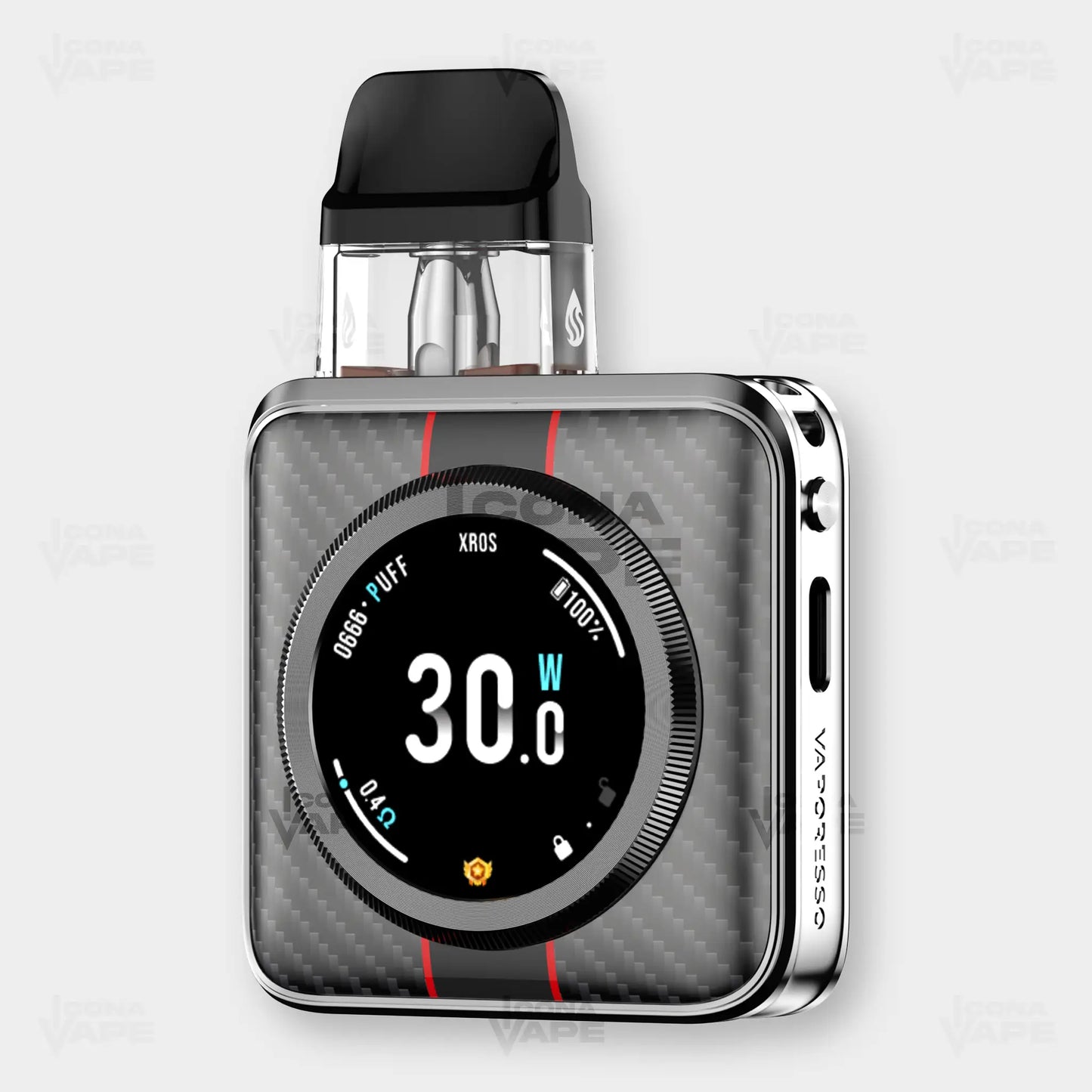 Xros 5 Nano Pod Kit Black Satin – Vaporesso Pakistan