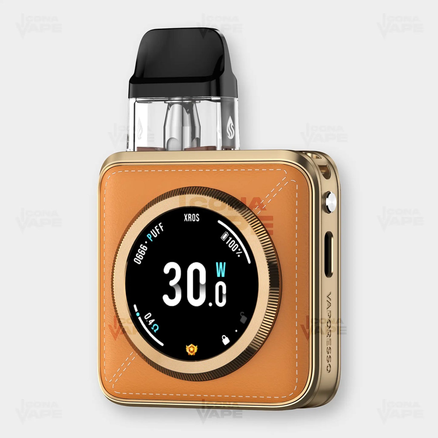 Xros 5 Nano Pod Kit Orange Leatherette – Vaporesso Pakistan