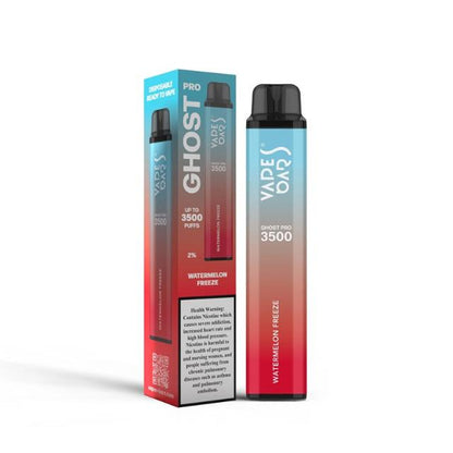 Vapes Bars Ghost Pro 3500 Puffs Disposable Vape (0% & 2% Nicotine) - Vape Station