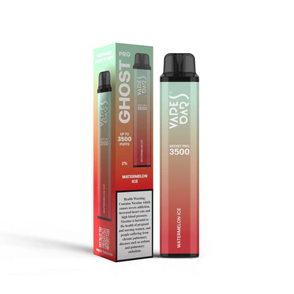 Vapes Bars Ghost Pro 3500 Puffs Disposable Vape (0% & 2% Nicotine) - Vape Station