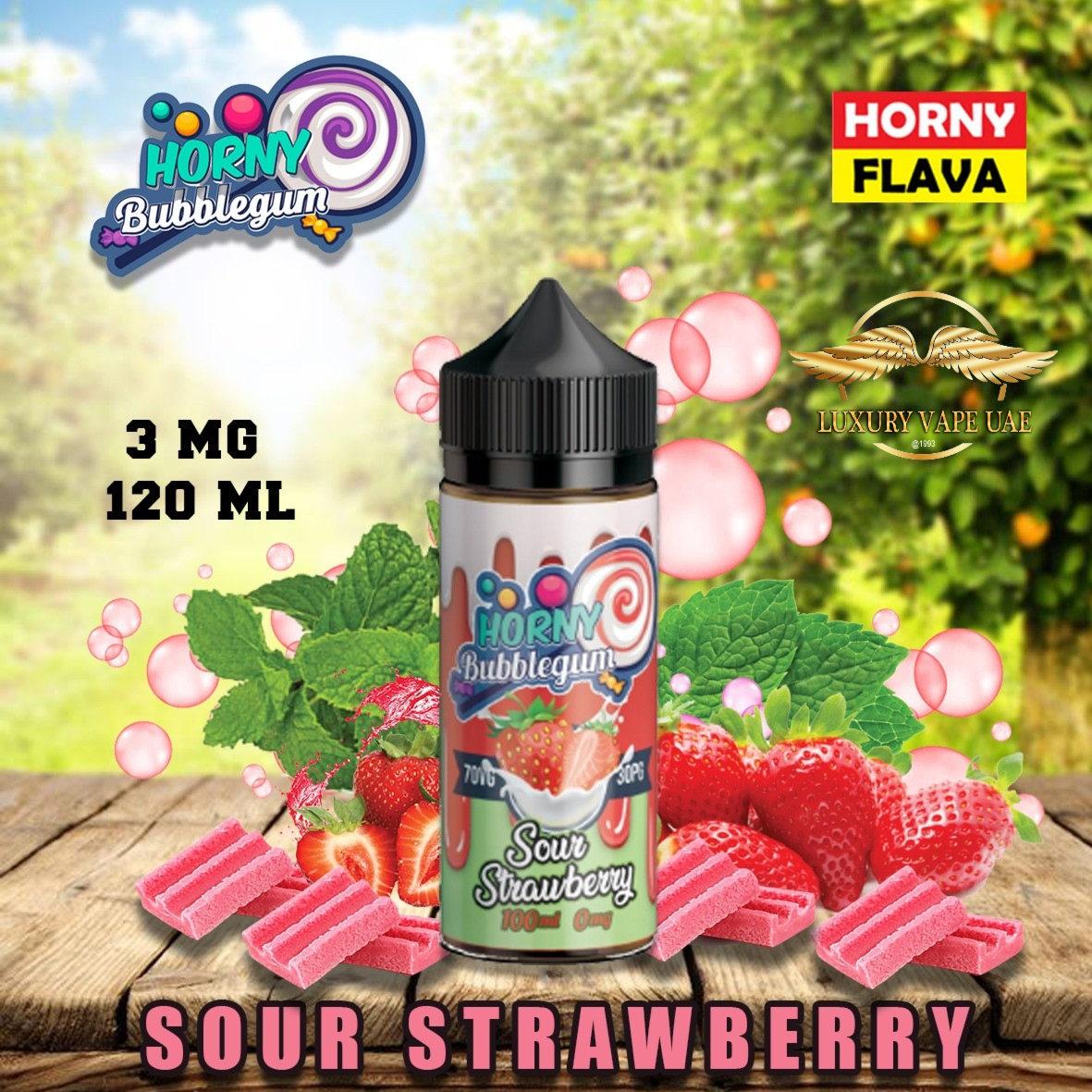Horny Flava 120ml Freebase E-Liquid – 3mg | Dubai UAE
