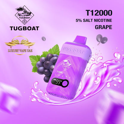 TUGBOAT T12000 PUFFS - DISPOSABLE VAPE BY TUGBOAT