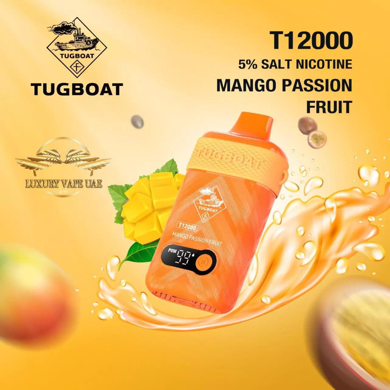 TUGBOAT T12000 PUFFS - DISPOSABLE VAPE BY TUGBOAT