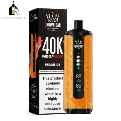 Al Fakher Crown Bar Mega Max 40,000 Puffs Disposable Vape 6mg - Vape Station