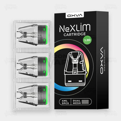 OXVA NeXLIM cartridge 1.2 ohm MTL pod dual mesh 4ml Pakistan