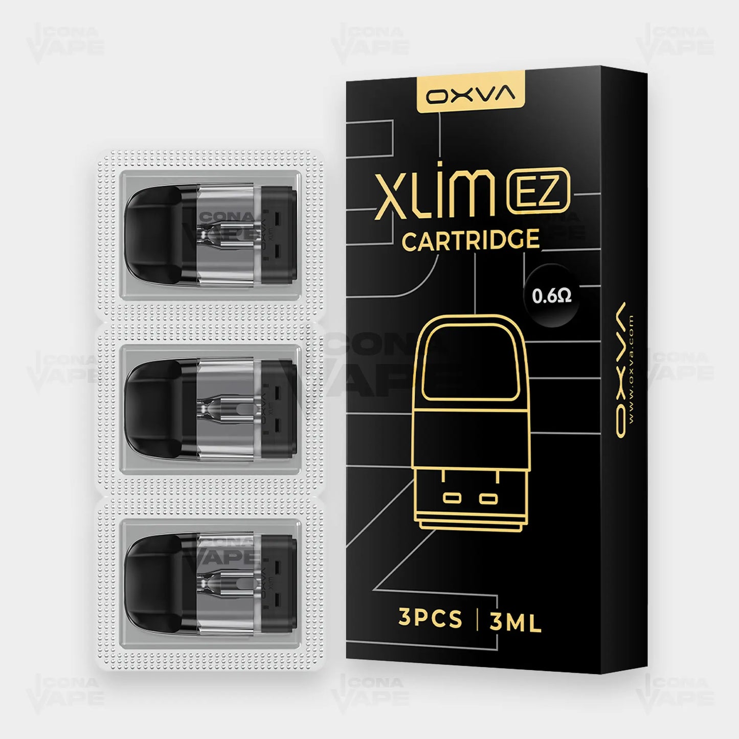OXVA Xlim EZ cartridge 0.6ohm 3ml Pakistan balanced pod ICONA VAPE