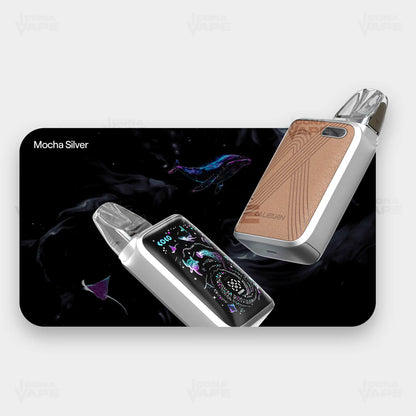 Uwell Caliburn G5 Koko Mocha Silver — leather back panel and pod — Buy in Pakistan