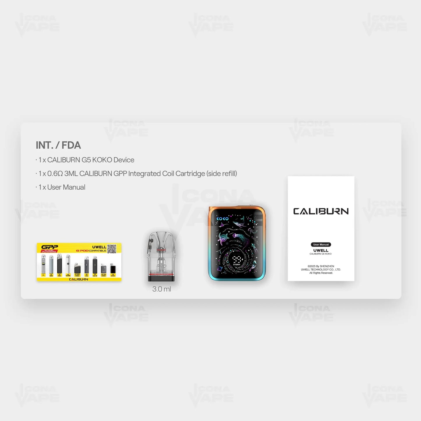 UWELL Caliburn G5 KOKO Pod Kit UAE | Vape Touch