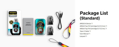 Voopoo Argus A Pod Kit – 30W, 1100mAh | Dubai UAE