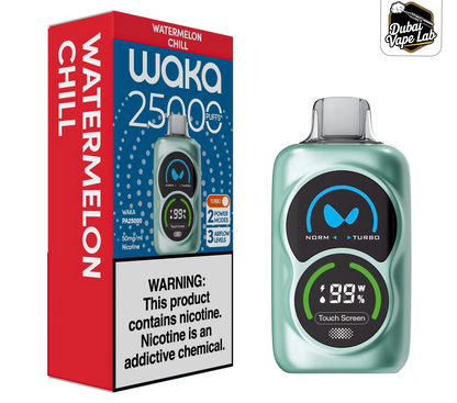 Waka PA25000 Disposable Vape – 25,000 Puffs, Dual Mode | Dubai UAE