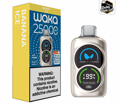 Waka PA25000 Disposable Vape – 25,000 Puffs, Dual Mode | Dubai UAE