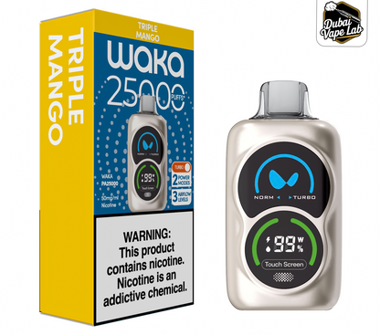 Waka PA25000 Disposable Vape – 25,000 Puffs, Dual Mode | Dubai UAE