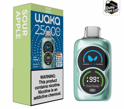 Waka PA25000 Disposable Vape – 25,000 Puffs, Dual Mode | Dubai UAE